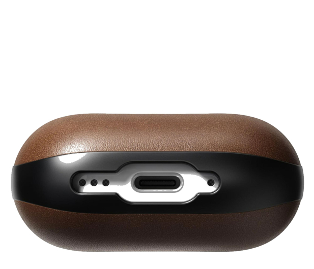 Nomad Modern Leather Case Airpods 4 brown - 1368363 - zdjęcie 3